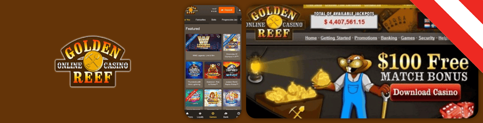 golden reef casino bonus
