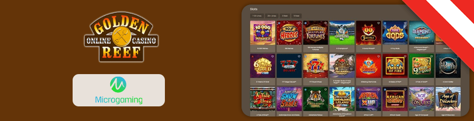 golden reef casino spiele und software