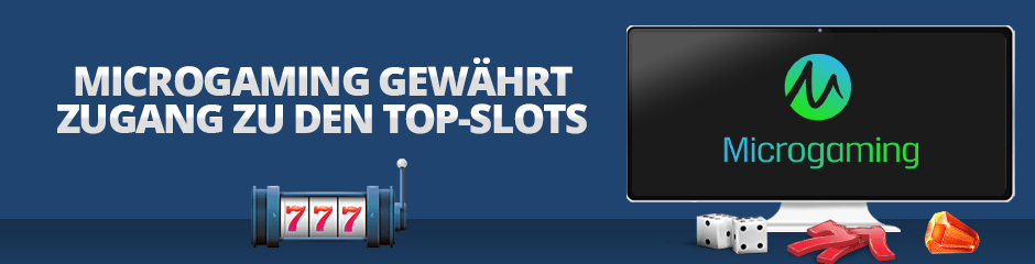 microgaming gewährt zugang zu den top-slots