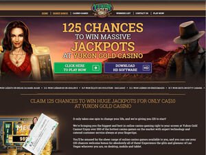 Yukon Gold Casino website